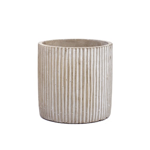 Cement tapered vase