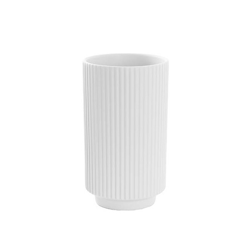 Ceramic Mykonos Muse Vase Matte White 466158WH