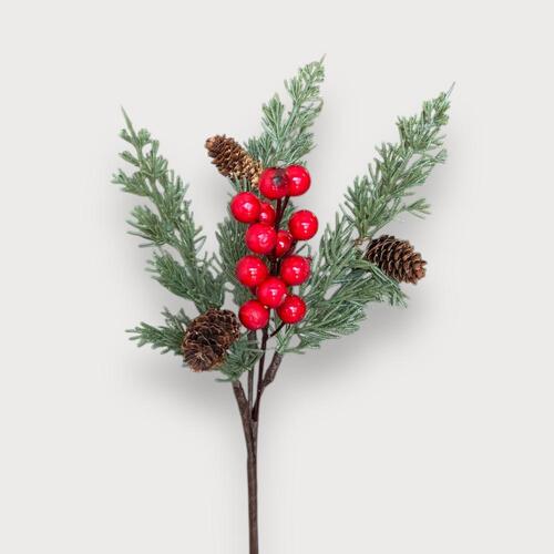 Small Pine Christmas Pick HF1695GRN-S