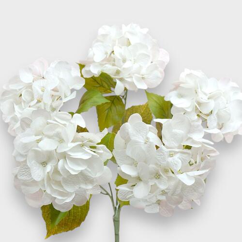 Real Touch Hydrangea HF1714WHT