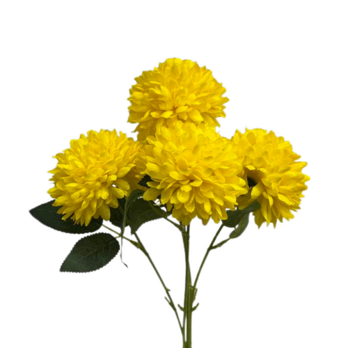 Pom Pom chrysanthemum Bunch LB0036-YEL